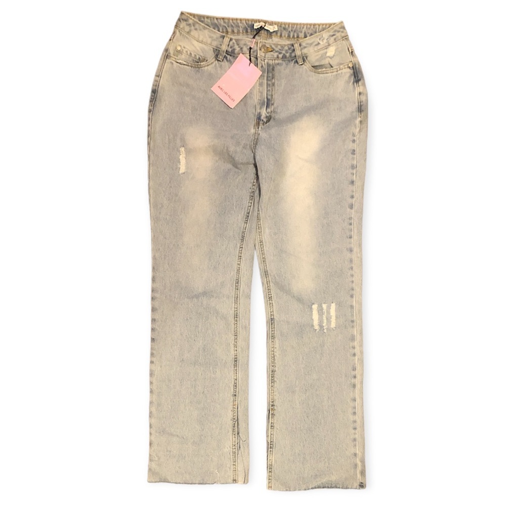 Avec Les Filles Side Slit Jeans​